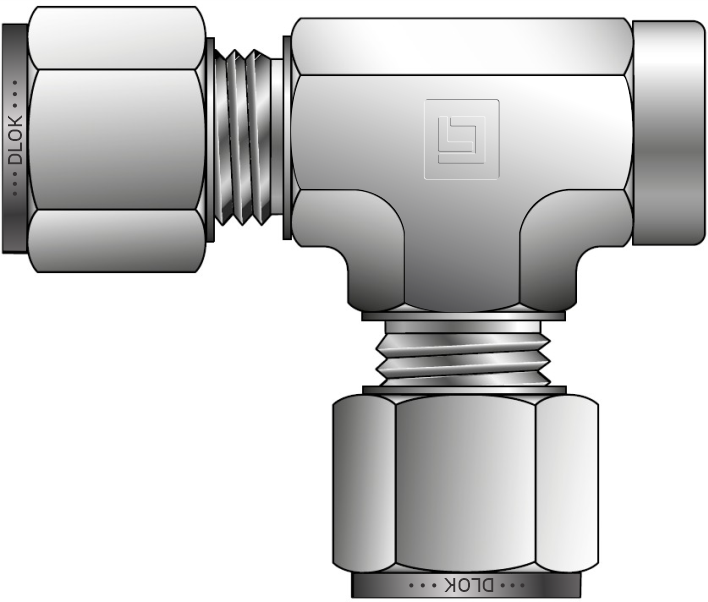 Female Run Tee NPT (For Metric Tube)